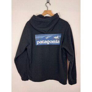 Patagonia logo-print drawstring hoodie Size Large